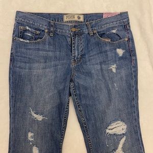 Pink Victoria Secret Flare Jeans